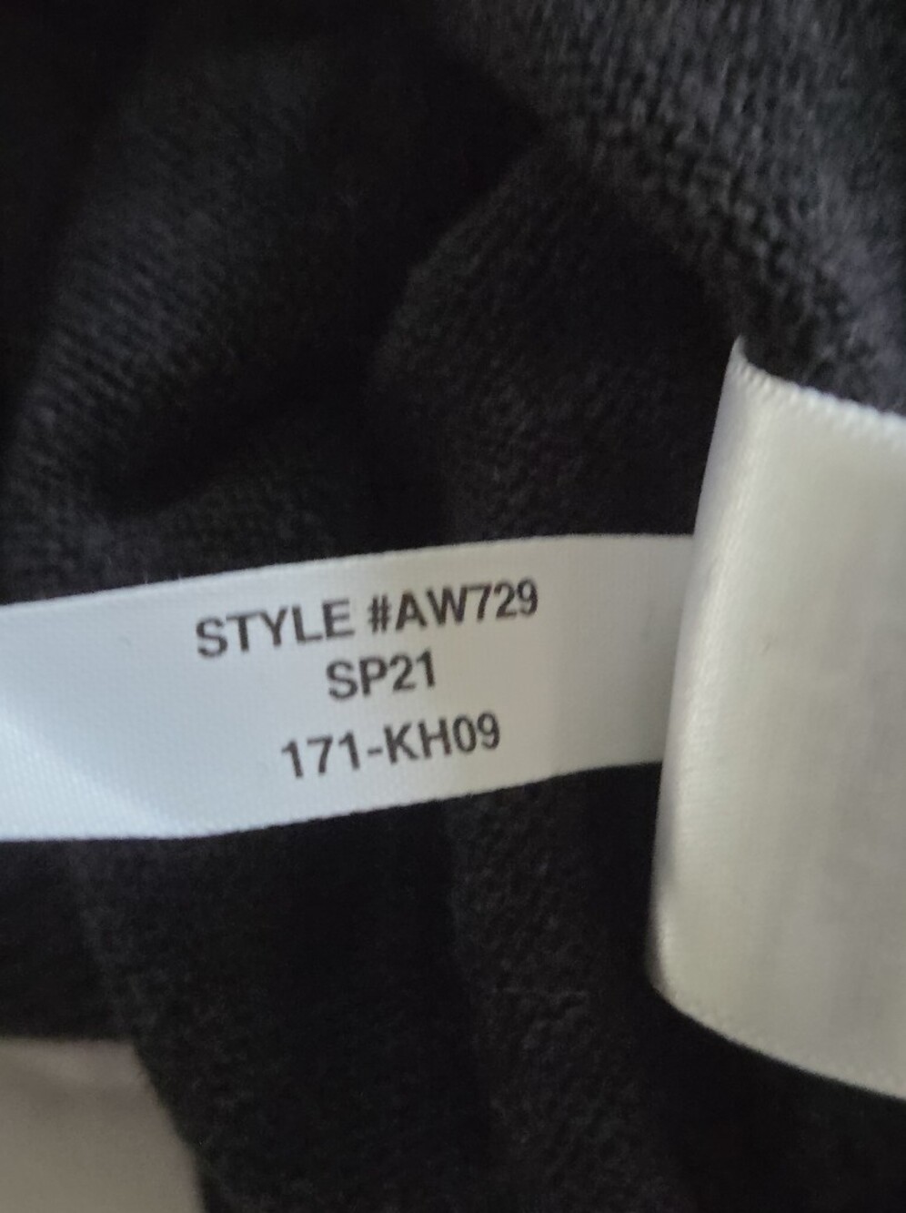 J. Crew Factory Black V-Neck Linen- Blend Button-Hem Tunic Sweater Size M - Picture 6 of 7